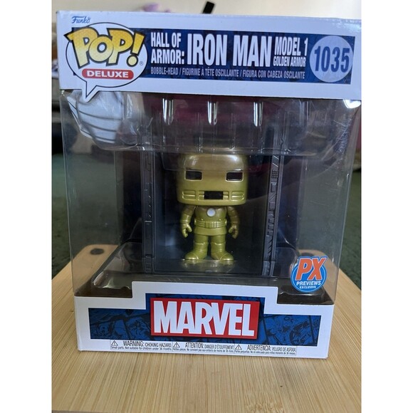 Funko Other - 2022 FUNKO POP! DELUXE MARVEL PX Previews 1035 HALL OF ARMOR IRON MAN MODEL 1